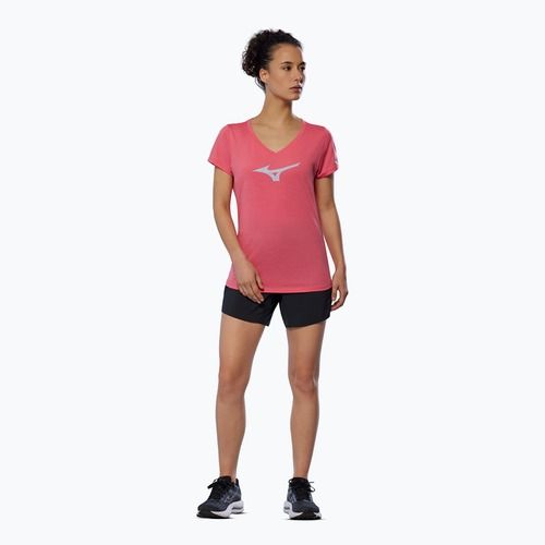 Damen Laufshirt Mizuno Core RB Tee camellia rose