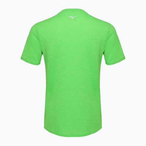 Mizuno Impulse Core Tee grünes Gecko-Laufshirt für Herren