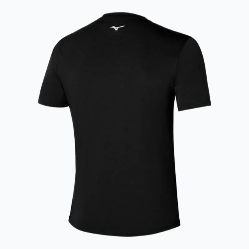 Herren Mizuno Impulse Core Tee schwarzes Laufshirt