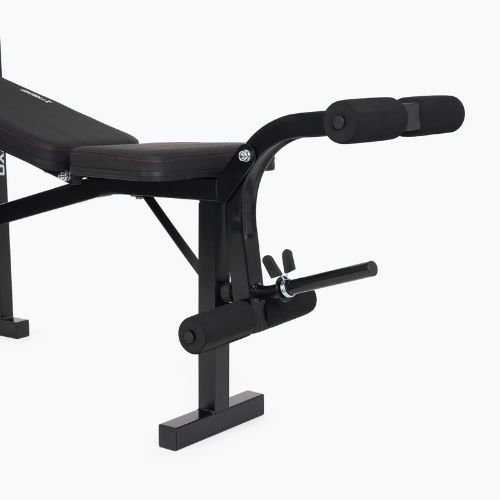 XTREXO BenchFit Lite Trainingsbank mit Ständer und Langhantel schwarz