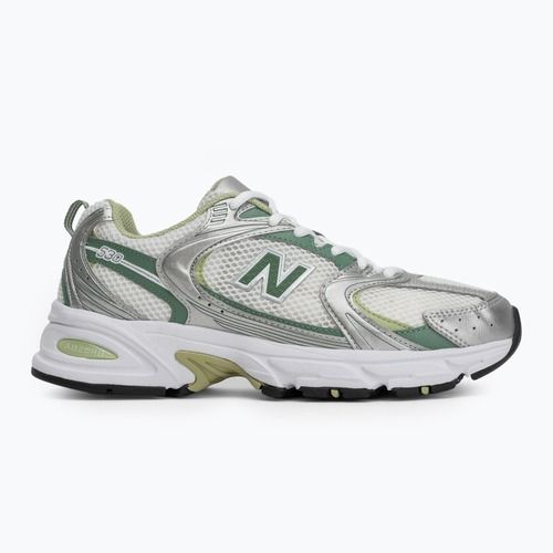 New Balance 530's Silber Metallic/Mallard Grün Schuhe