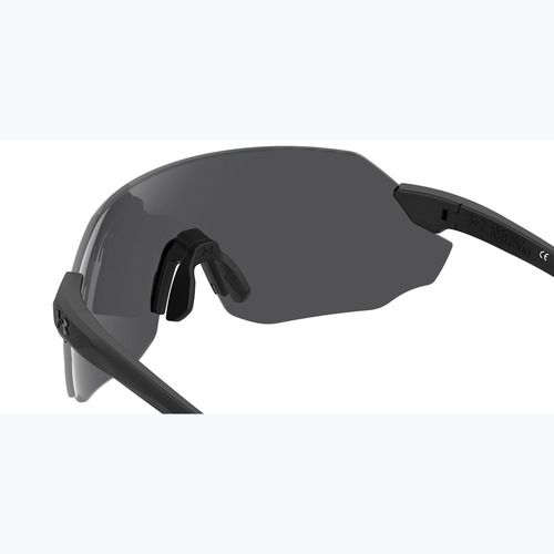 Under Armour Halftime mattschwarze/graue oleophobe Sonnenbrille