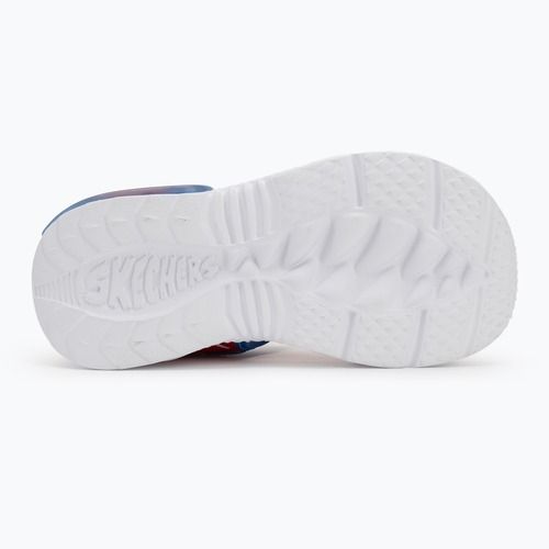 SKECHERS Creature Splash blau/rot Kindersandalen