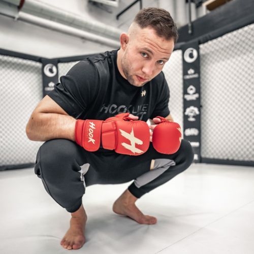 MMA HOOK FIGHTING Sparringshandschuhe TX0-B4M0016 rot