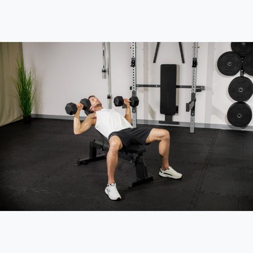 TREXO B750 verstellbare Trainingsbank schwarz