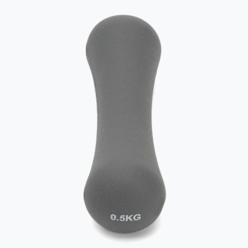 TREXO Neopren-Hantel TX0-B4M007 0,5 kg grau