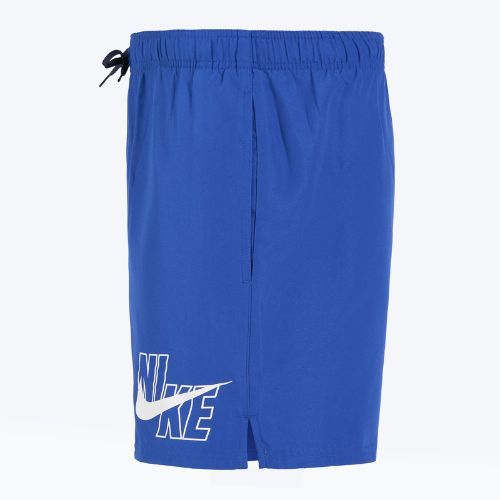 Herren Nike Logo Solid 5" Volley Spiel Royal Badeshorts