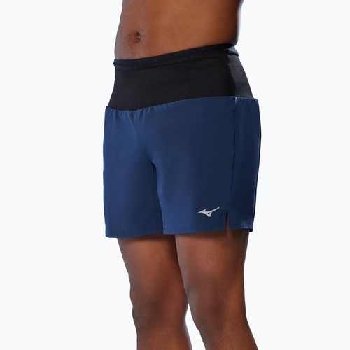 Herren Mizuno Multi Pocket Laufshorts Kombi blau