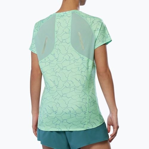 Damen Laufshirt Mizuno Graphic Trail Tee neo mint