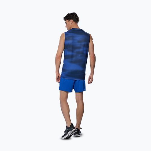 Herren Laufshirt Mizuno Core Graphic Ärmellos reflex blau