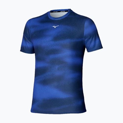 Herren Laufshirt Mizuno Core Graphic Tee reflexblau