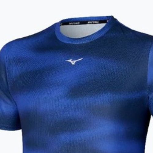 Herren Laufshirt Mizuno Core Graphic Tee reflexblau