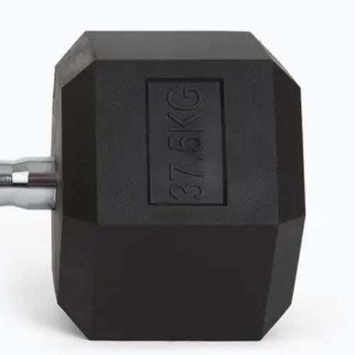 TREXO Hex 37,5 kg gummierte Kurzhanteln