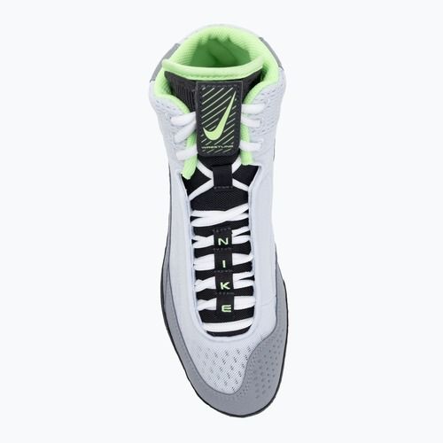 Nike Inflict 4 Fußball Wrestling Schuhe grau/Lime Blast/anthrazit/weiß