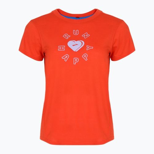 Damen Brooks Distance Graphic jamberry/love run t-shirt