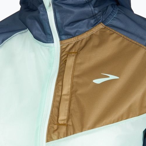 Damen Laufjacke Brooks All Altitude eisblau multi