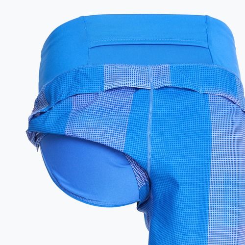 Brooks Chaser 5" Damen Laufshorts mit blauem Höhenprofil