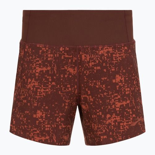 Brooks Chaser 5" Laufshorts für Frauen mit Rosinen-Glitch-Print