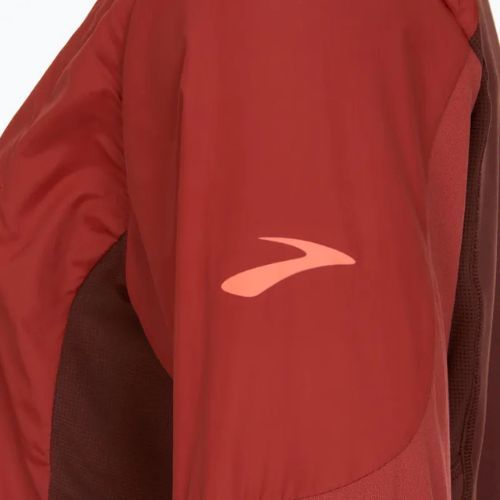 Herren Brooks Fusion Hybrid Kupfer/Rosine Laufjacke