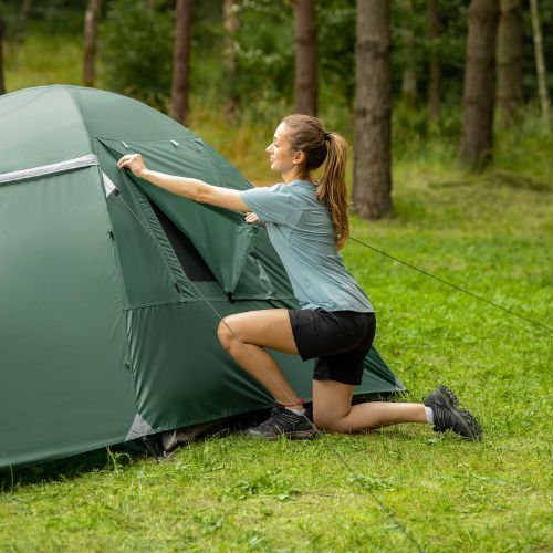 3-Personen Campingzelt KADVA Kavio 3 grün