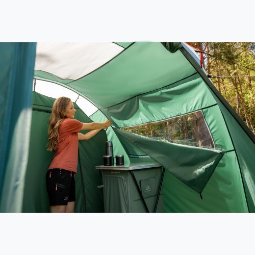 KADVA Kavio 4.1 4-Personen-Campingzelt grün