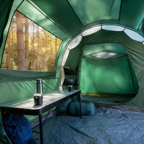 KADVA Kavio 4.2 4-Personen-Campingzelt grün