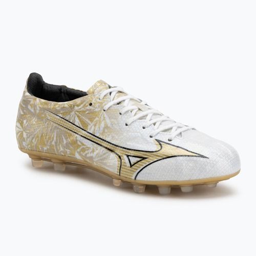 Herren Fußballschuhe Mizuno Alpha Japan AG weiß/ge gold/schwarz