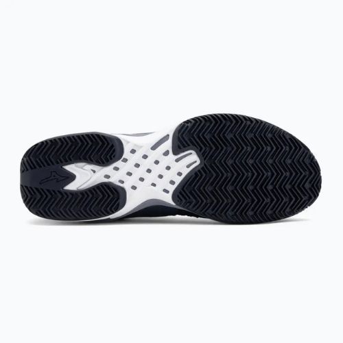 Mizuno Wave Exceed Tour 6 CC Tennisschuhe Odyssey Grau/Weiß/Blau Granit