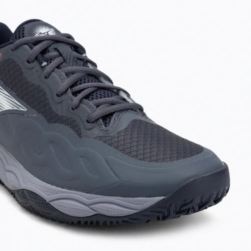 Mizuno Wave Enforce Court CC Tennisschuhe Odyssey grau/weiß/blau Granit