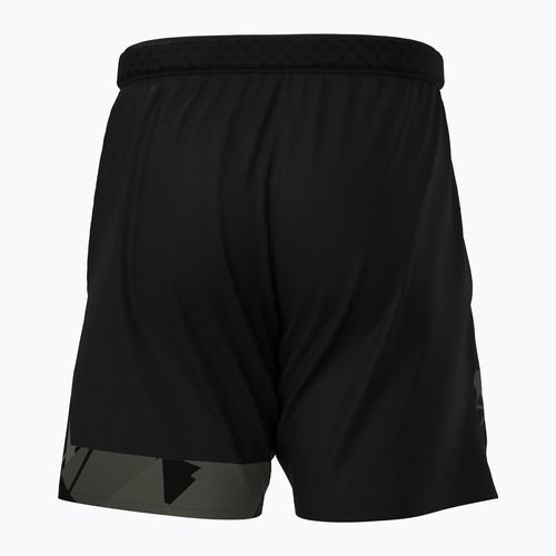 Men's Mizuno Daybreakers 8 In Amplify Shorts schwarz/traube Blatt