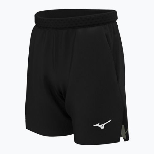 Men's Mizuno Daybreakers 8 In Amplify Shorts schwarz/traube Blatt