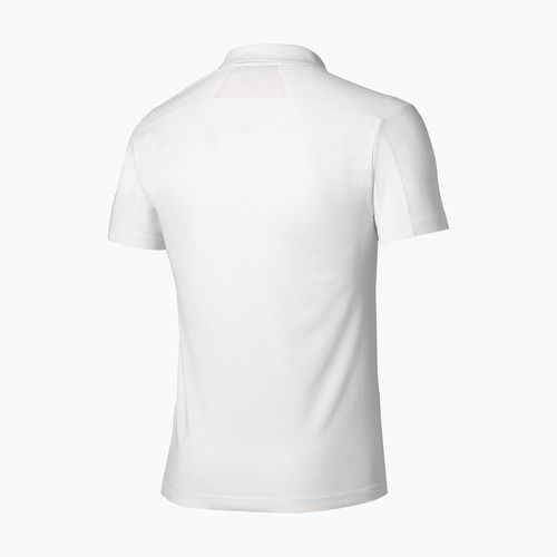 Herren Mizuno Daybreakers Shadow Poloshirt weiß/grau