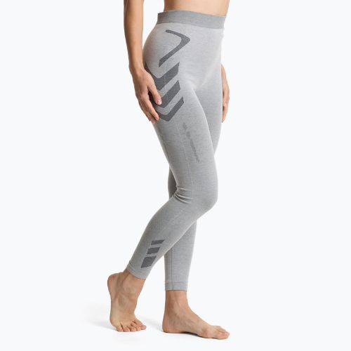 Damen Thermounterwäsche Hose KADVA ALPINESTEP BAMBOO THERMO LIGHT PLUS nahtlos grau