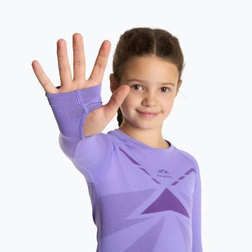 Kinder-Thermounterwäsche-Set KADVA ALPINESTEP THERMO LIGHT PLUS nahtlos lila