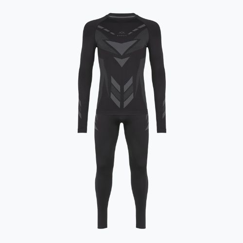 Herren Thermounterwäsche-Set KADVA ALPINESTEP THERMO LIGHT PLUS nahtlos schwarz