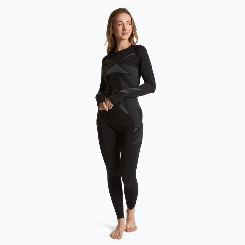 Damen Thermounterwäsche-Set KADVA ALPINESTEP THERMO LIGHT PLUS nahtlos schwarz