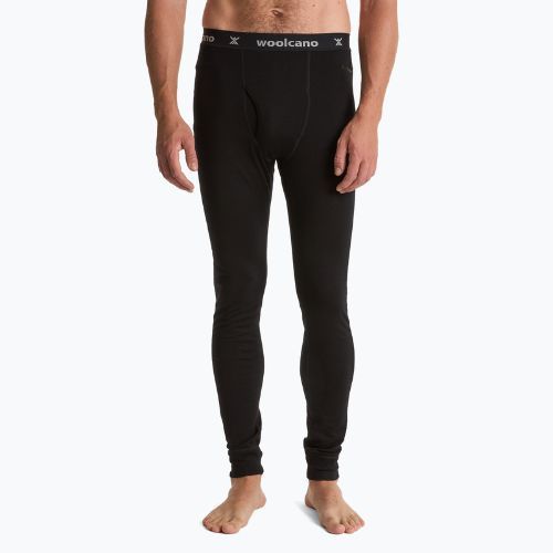 Herren-Thermohose WOOLCANO 100% Merion PANT0539 schwarz