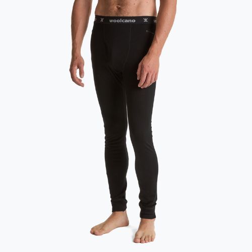 Herren-Thermohose WOOLCANO 100% Merion PANT0539 schwarz