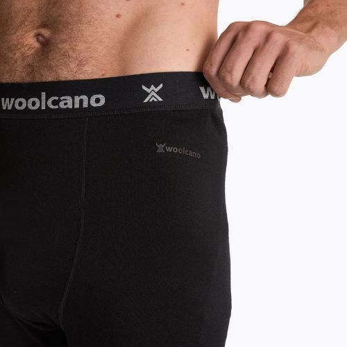 Herren-Thermohose WOOLCANO 100% Merion PANT0539 schwarz