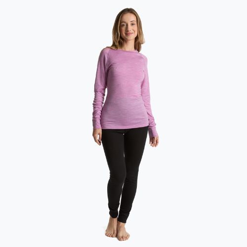 Damen Thermo-Sweatshirt WOOLCANO 100% Merino TOP0541 lila