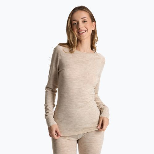 Damen Thermo-Unterwäsche-Set WOOLCANO Merino 100% SET0543 beige