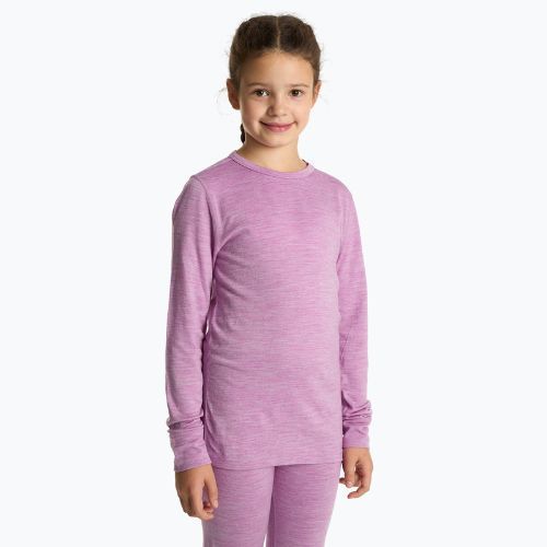 Kinder Thermo-Unterwäsche-Set WOOLCANO Merino 100% SET0683 lila