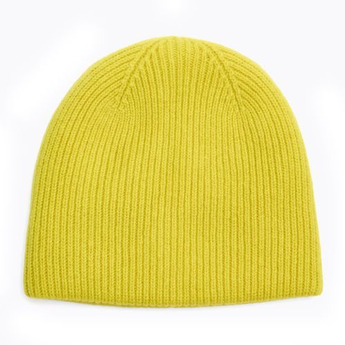 Mütze WOOLCANO MERINO 100% HAT0440 gelb