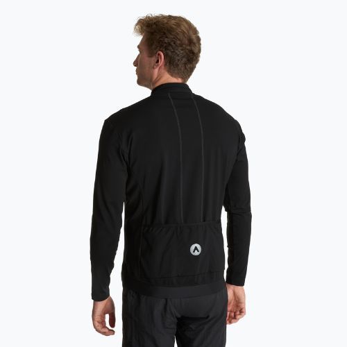 Gefütterter Herren-Fahrradpullover ATTABO FLEERO REF black