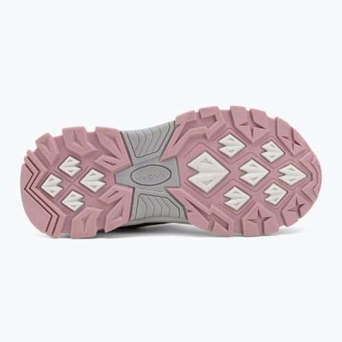 Kinder-Trekking-Schuhe KADVA Rocky Trail Low WaterProof Softshell grau