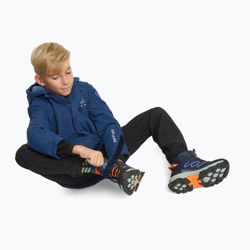 KADVA Rocky Trail Mid WaterProof Softshell Kinder-Trekkingstiefel navy blau