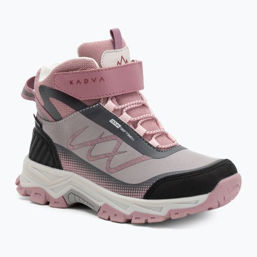 KADVA Rocky Trail Mid WaterProof Softshell Kinder-Trekkingstiefel grau