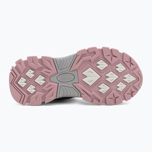 Kinder-Trekkingschuhe KADVA Rocky Trail Mid WaterProof Softshell grau