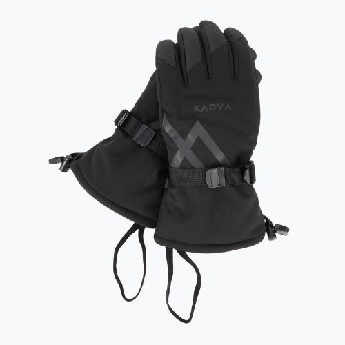 Herren-Skihandschuhe KADVA Mountain Flow 3M Thinsulate schwarz