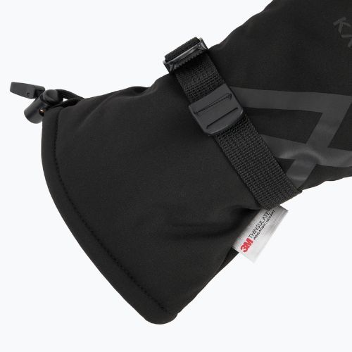 Herren-Skihandschuhe KADVA Mountain Flow 3M Thinsulate schwarz
